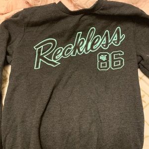 Men’s young and reckless crewneck